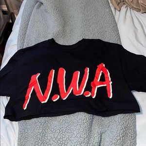 CROPPED N.W.A. SHIRT
